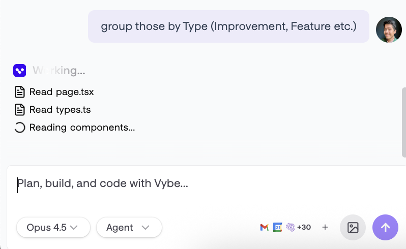 Refreshed Chat Message Display with Real-Time Streaming Progress - Image 1